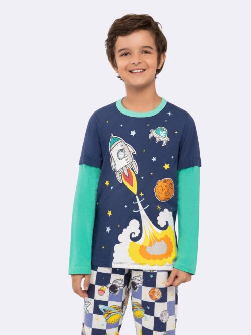 Pijama Foguete Espacial.