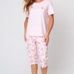 Pijama Pescador em Algodão Floral.