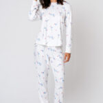 Pijama Floral Abelha - Amor de Mãe.