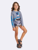 Blusa UV50 Manga Longa Infantil Liga da Justiça. - Imagem 3