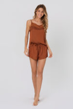 Shortdoll Acetinado - Bombay Brown. - Imagem 2