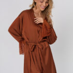 Robe Acetinado - Bombay Brown