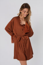Robe Acetinado - Bombay Brown