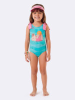 Maiô Regata Infantil UV50 Capivara.