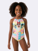 Maiô Infantil UV50 Meninas Superpoderosas.
