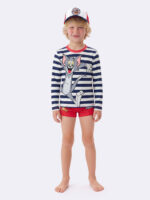 Blusa UV50 Manga Longa Infantil Tom e Jerry. - Imagem 2