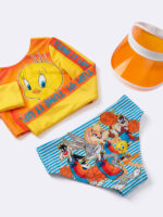 Biquíni Cropped Manga Longa Infantil UV50 Space Jam. - Imagem 4
