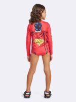 Blusa UV50 Manga Longa Infantil Liga da Justiça. - Imagem 2