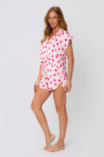 Pijama Americano - Cereja Print. - Imagem 2