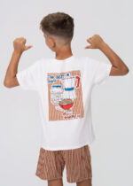 Pijama Juvenil Masculino Família - Hora do Café. - Imagem 3