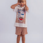 Pijama Infantil Masculino Família - Hora do Café.