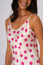 Camisola Acetinada - Cereja Print. - Imagem 4