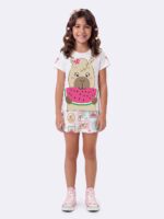 Pijama curto Capivara Melancia. - Imagem 2