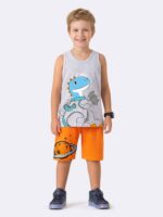 Pijama Dinossauro no Espaço. - Imagem 2