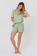 Pijama Americano Acetinado Seedling. - Imagem 5