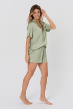 Pijama Americano Acetinado Seedling. - Imagem 4