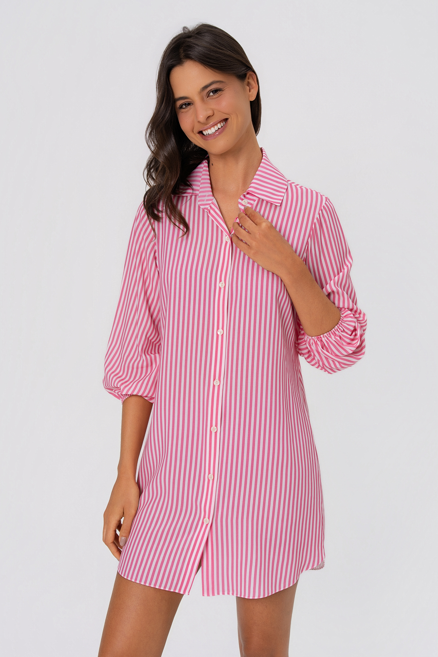 01 UN CML 000976_1_2-S58MUukqQlsoBUR Chemise em Viscose. - Imagem 1