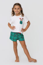 Pijama Infantil/ Juvenil Clássico de Natal. - Imagem 3
